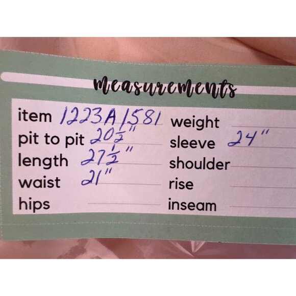 2/$30 Banana Republic Medium Pale Peach Silk Long Sleeve Blouse - Picture 15 of 16